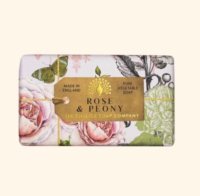 Rose and Peony luxury vegan gift soap.