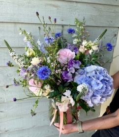 Large luxury eco vase arrangement in a country garden style.