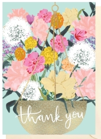 Thank you card (blank inside for your message).